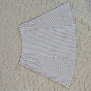 LOFT Blue/White Stripe Skirt (size 4)